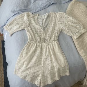 Rhode Resort - blake white eyelet romper